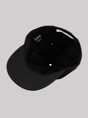 Men's Tonal Brushed Logo Hat in Black