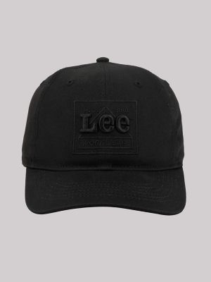 Men's Tonal Brushed Logo Hat in Black