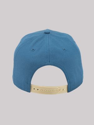 Men's Canvas Embroidered Logo Hat in Navy