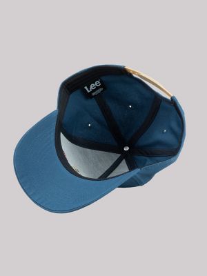 Men's Canvas Embroidered Logo Hat in Navy