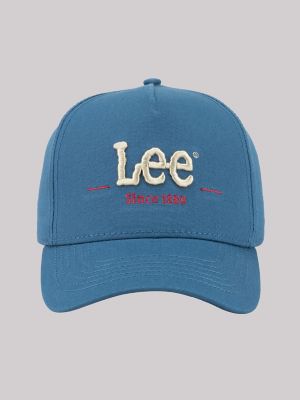 Men's Canvas Embroidered Logo Hat in Navy