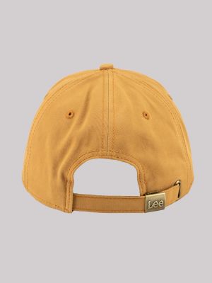 Men's Tonal Brushed Offset Logo Hat in Light Brown