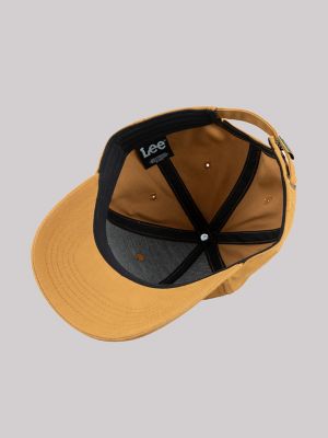 Men's Tonal Brushed Offset Logo Hat in Light Brown