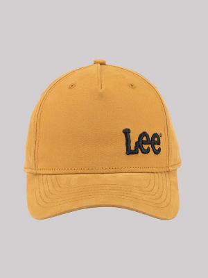 Men's Tonal Brushed Offset Logo Hat in Light Brown