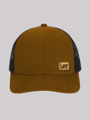 Men's Rubber Logo Patch Mesh Hat from Lee - $22.99