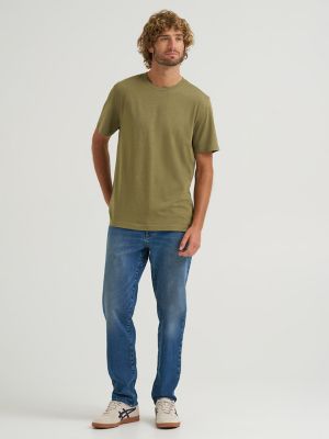 Men's Crew Neck Tee in Aloe