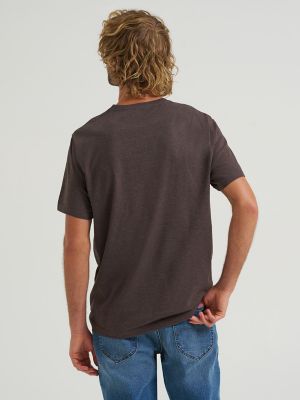 Men's Crew Neck Tee in Chocolate Torte