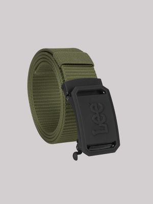 Men's Rubber Buckle Web Belt - thumbnail 3