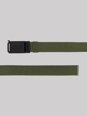 Men's Rubber Buckle Web Belt - thumbnail 4
