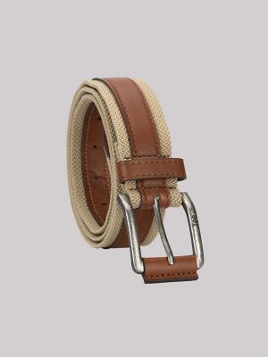 Men's Contrast Center Canvas Belt