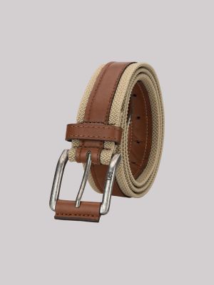 Men's Contrast Center Canvas Belt