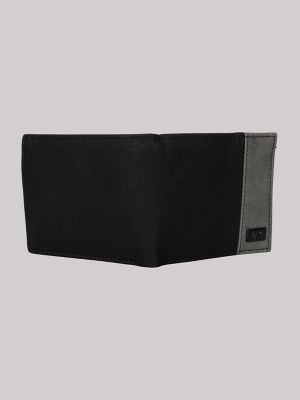 Men's Bifold Wallet with Stamped Logo Key Chain Gift Set
