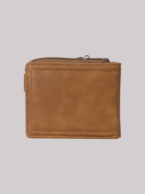Men's Snap Bifold Wallet in Brown