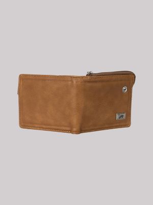 Men's Snap Bifold Wallet in Brown