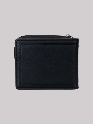 Men's Snap Bifold Wallet in Black
