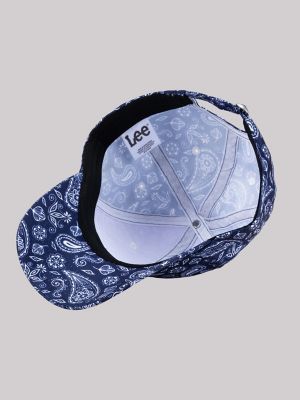 Women's Paisley Logo Hat in Navy Paisley