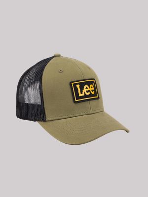 Men's Rubber Patch Twill Hat in Olive