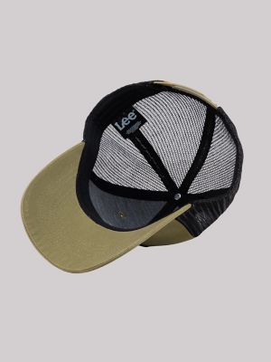 Men's Rubber Patch Twill Hat in Olive