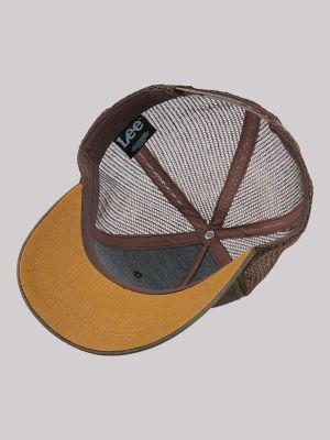 Men's Quality Made Denim Twill Hat in Brown