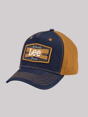 Men's Authentic Denim Logo Hat in Blue Denim