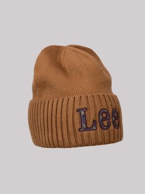 Women's Plaid Logo Beanie