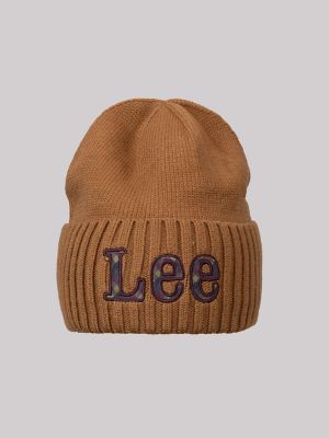 Women's Plaid Logo Beanie