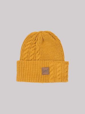 Plaid Scarf and Knit Beanie Set