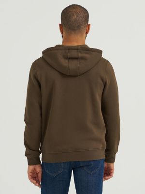 Men's Brushed Back Fleece Full Zip Hoodie
