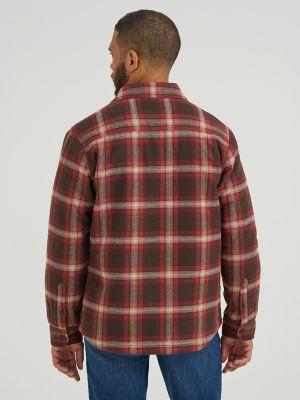 Men's Quilted Flannel Shirt Jacket
