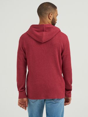 Men's Mini Waffle Knit Hoodie