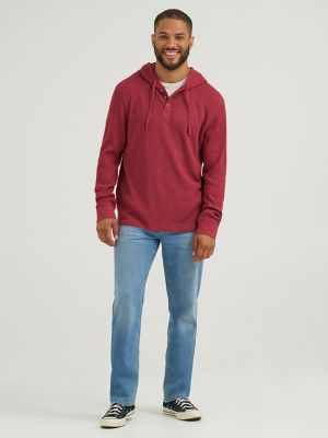 Men's Mini Waffle Knit Hoodie
