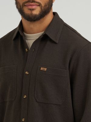 Men's Racking Stitch Button Down Shirt