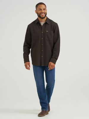 Men's Racking Stitch Button Down Shirt