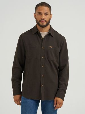 Men's Racking Stitch Button Down Shirt