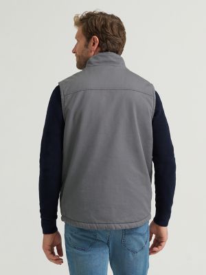 Men's Mini Herringbone Vest in Castlerock
