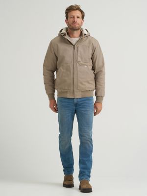 Men's Canvas Mechanic Bomber Jacket