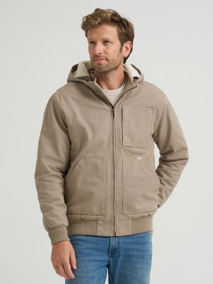 Men's Canvas Mechanic Bomber Jacket