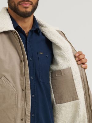 Men's Honeycomb Sherpa Lined Bomber Jacket