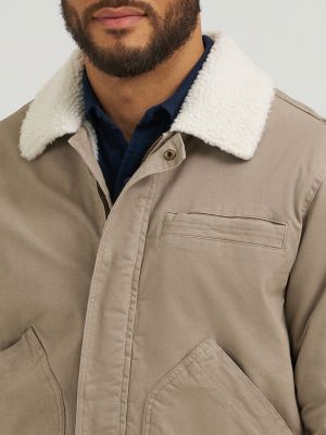 Men's Honeycomb Sherpa Lined Bomber Jacket