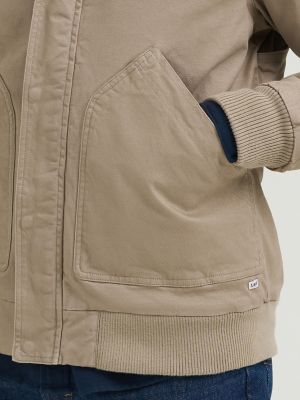 Men's Honeycomb Sherpa Lined Bomber Jacket