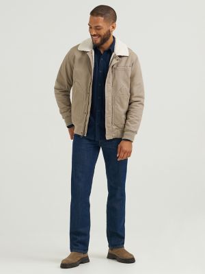 Men's Honeycomb Sherpa Lined Bomber Jacket