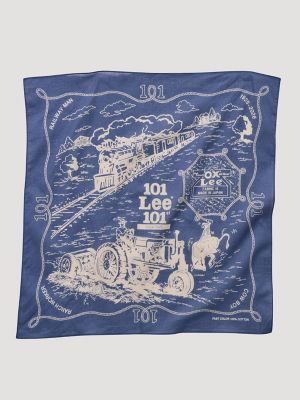 Men's Lee&reg; x Nigel Cabourn 101 Bandana in Blue