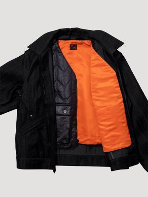 Lee&reg; X F/CE. 91-B Modular Coverall Jacket in Black Denim