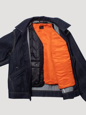 Lee&reg; X F/CE. 91-B Modular Coverall Jacket in Indigo Selvedge