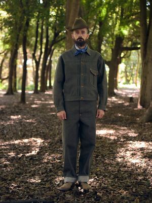 Men's Lee&reg; x Nigel Cabourn Ranch Worker 101 Jean in Olive