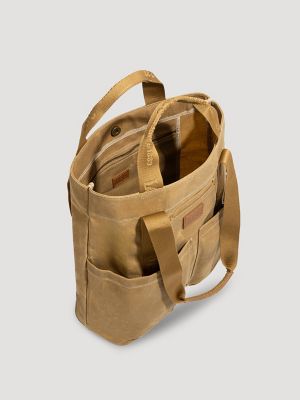 Women's Cargo Pocket Shoulder Bag in Khaki