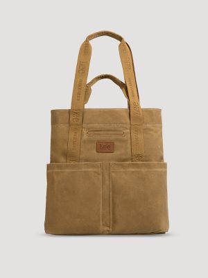 Women's Cargo Pocket Shoulder Bag in Khaki