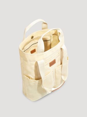 Women's Cargo Pocket Shoulder Bag in Tan