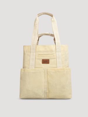 Women's Cargo Pocket Shoulder Bag in Tan