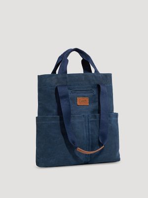 Women's Cargo Pocket Shoulder Bag in Blue